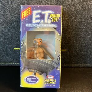 E.T. Bendable Figure Promo Kraft Macaroni and Cheese 2002 Collectible Sealed‎